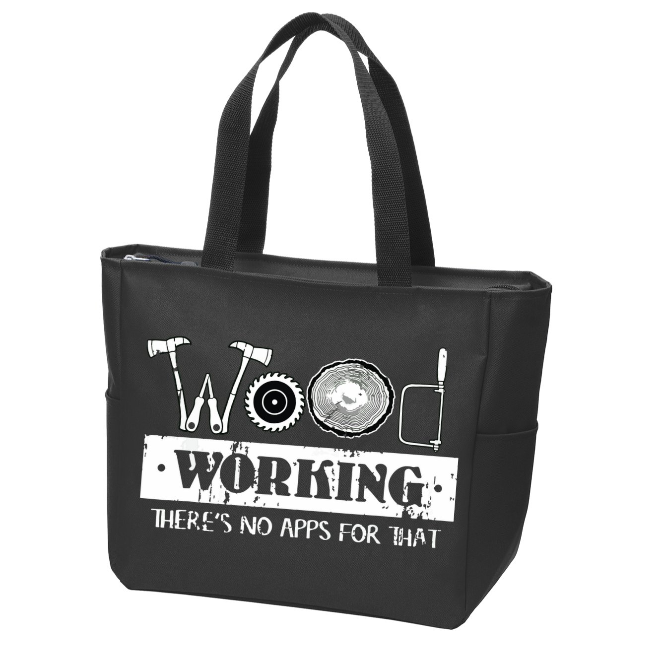 Woodworking Carving Carpenter Joiner Cabinet Woodworker Zip Tote Bag