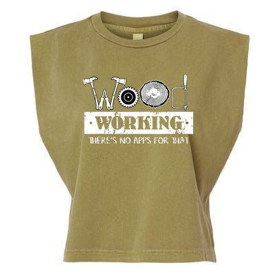 Woodworking Carving Carpenter Joiner Cabinet Woodworker Garment-Dyed Women's Muscle Tee