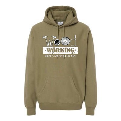 Woodworking Carving Carpenter Joiner Cabinet Woodworker Premium Hoodie