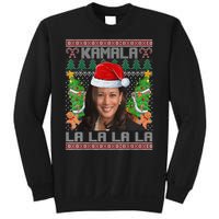 Women Christmas Comma La Funny Kamala Harris 2024 Xmas Gift Sweatshirt