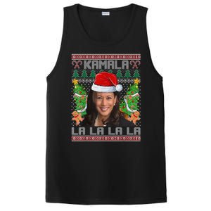 Women Christmas Comma La Funny Kamala Harris 2024 Xmas Gift PosiCharge Competitor Tank