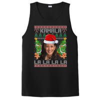 Women Christmas Comma La Funny Kamala Harris 2024 Xmas Gift PosiCharge Competitor Tank