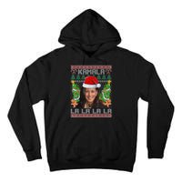 Women Christmas Comma La Funny Kamala Harris 2024 Xmas Gift Tall Hoodie