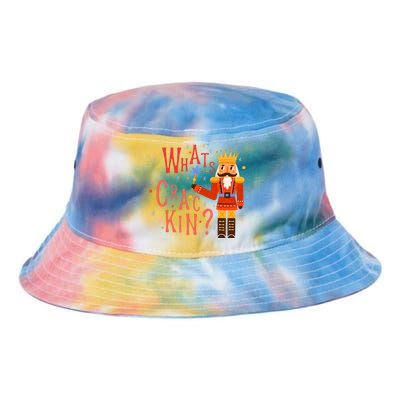 Whats Crackin Christmas Nutcracker Xmas Tie Dye Newport Bucket Hat