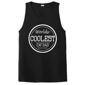 Worlds Coolest Cat Dad Gift PosiCharge Competitor Tank