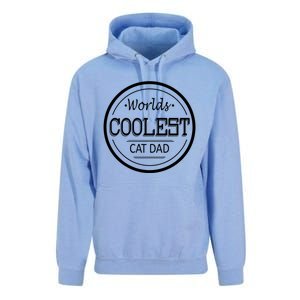 Worlds Coolest Cat Dad Gift Unisex Surf Hoodie