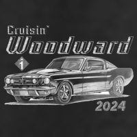 Woodward Cruise Classic Muscle Car Sketch 2024 Cool Comfort Performance Bucket Hat