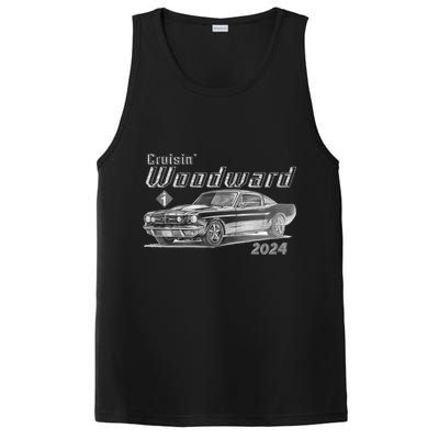 Woodward Cruise Classic Muscle Car Sketch 2024 PosiCharge Competitor Tank