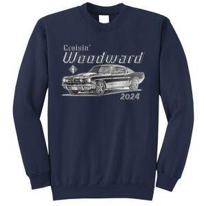 Woodward Cruise Classic Muscle Car Sketch 2024 Sweatshirt