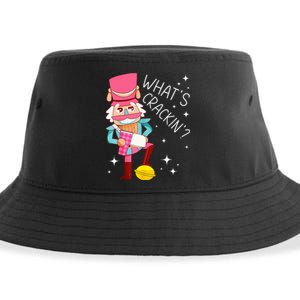 Whats Crackin Christmas Nutcracker Xmas Sustainable Bucket Hat