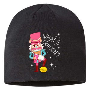 Whats Crackin Christmas Nutcracker Xmas Sustainable Beanie