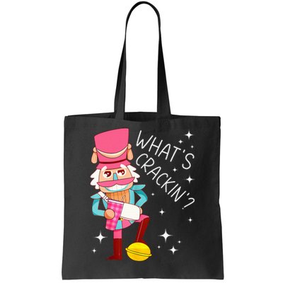 Whats Crackin Christmas Nutcracker Xmas Tote Bag