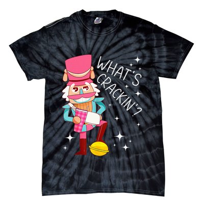 Whats Crackin Christmas Nutcracker Xmas Tie-Dye T-Shirt