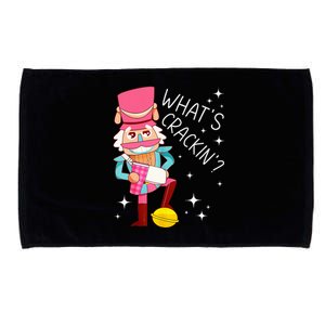 Whats Crackin Christmas Nutcracker Xmas Microfiber Hand Towel