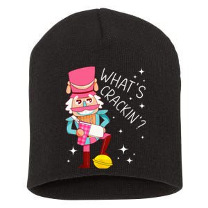 Whats Crackin Christmas Nutcracker Xmas Short Acrylic Beanie