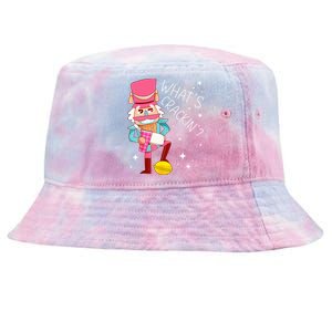 Whats Crackin Christmas Nutcracker Xmas Tie-Dyed Bucket Hat