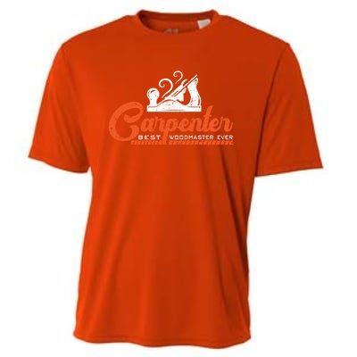 Woodworking Carpenter Carpentry Woodworker Gift Cooling Performance Crew T-Shirt