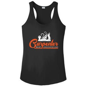 Woodworking Carpenter Carpentry Woodworker Gift Ladies PosiCharge Competitor Racerback Tank