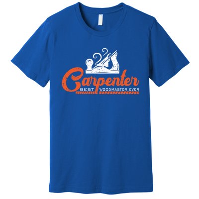 Woodworking Carpenter Carpentry Woodworker Gift Premium T-Shirt