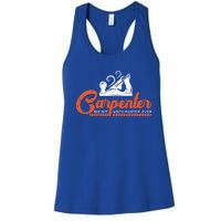 Woodworking Carpenter Carpentry Woodworker Gift Women's Racerback Tank