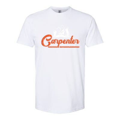 Woodworking Carpenter Carpentry Woodworker Gift Softstyle CVC T-Shirt