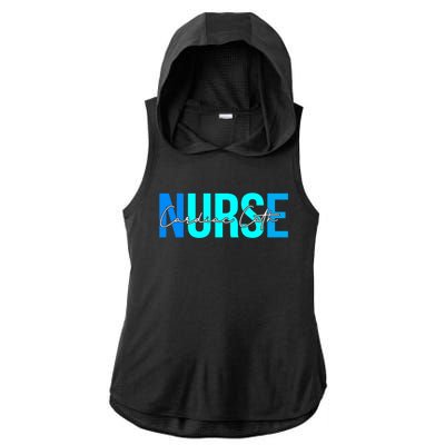 Wo Cardiac Cath Lab Nurse Funny Gift For Nursing Student Cool Gift Ladies PosiCharge Tri-Blend Wicking Draft Hoodie Tank