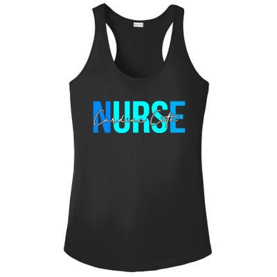 Wo Cardiac Cath Lab Nurse Funny Gift For Nursing Student Cool Gift Ladies PosiCharge Competitor Racerback Tank