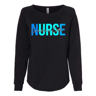 Wo Cardiac Cath Lab Nurse Funny Gift For Nursing Student Cool Gift Womens California Wash Sweatshirt