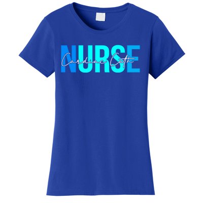 Wo Cardiac Cath Lab Nurse Funny Gift For Nursing Student Cool Gift Women's T-Shirt