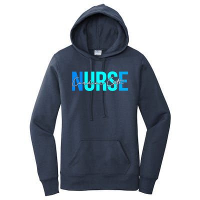 Wo Cardiac Cath Lab Nurse Funny Gift For Nursing Student Cool Gift Women's Pullover Hoodie