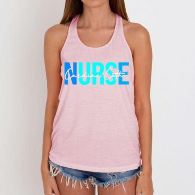 Wo Cardiac Cath Lab Nurse Funny Gift For Nursing Student Cool Gift Women's Knotted Racerback Tank