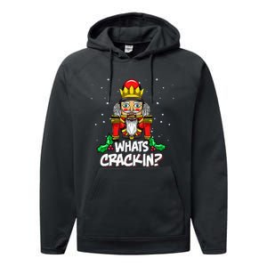 Whats Crackin Christmas Nutcracker Pajama Family Xmas Performance Fleece Hoodie