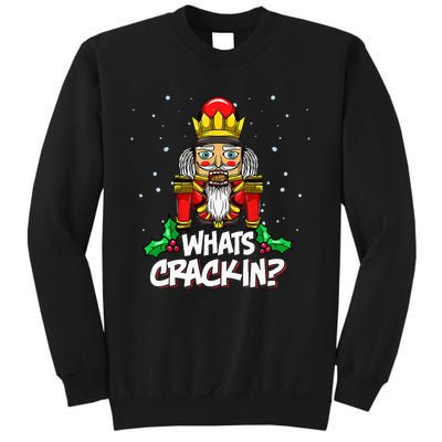 Whats Crackin Christmas Nutcracker Pajama Family Xmas Sweatshirt