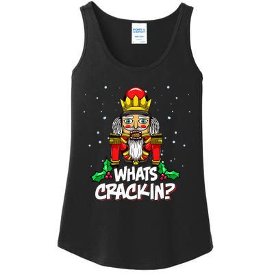 Whats Crackin Christmas Nutcracker Pajama Family Xmas Ladies Essential Tank