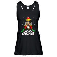 Whats Crackin Christmas Nutcracker Pajama Family Xmas Ladies Essential Flowy Tank