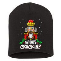 Whats Crackin Christmas Nutcracker Pajama Family Xmas Short Acrylic Beanie