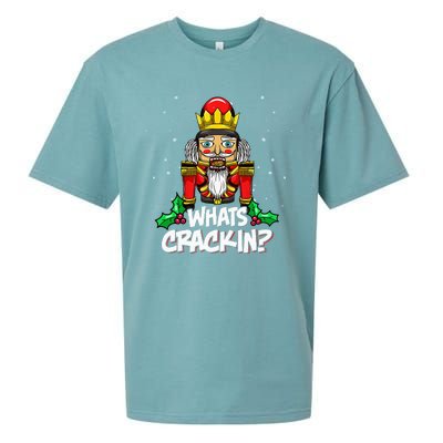 Whats Crackin Christmas Nutcracker Pajama Family Xmas Sueded Cloud Jersey T-Shirt