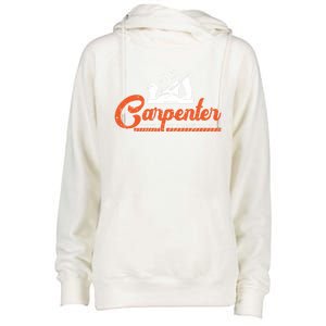 Woodworking Carpenter Carpentry Woodworker Funny Gift Womens Funnel Neck Pullover Hood