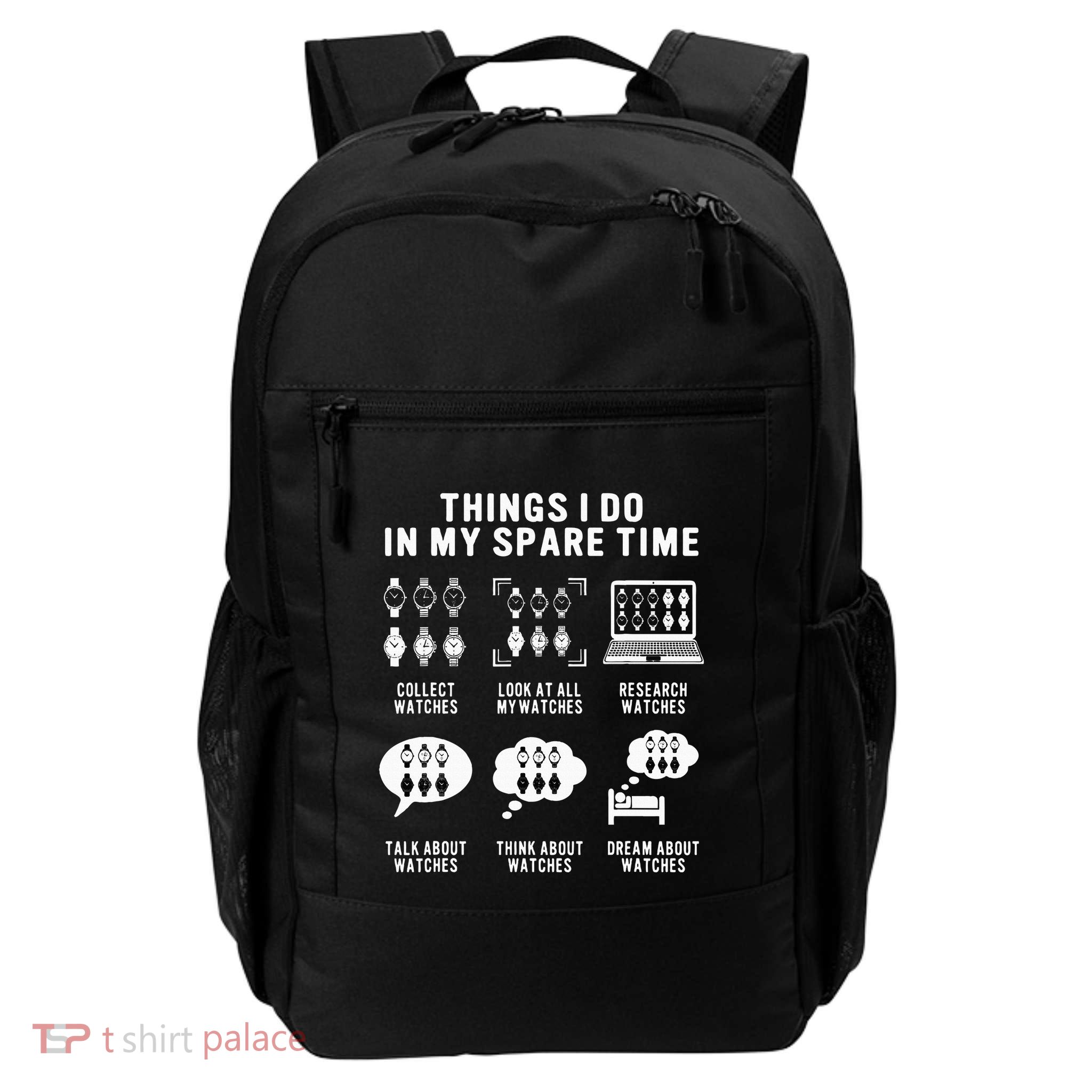 Watch Collector Collecting Saying For Watchmaker Horologist Daily Commute Backpack