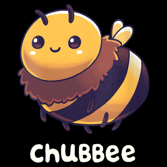 Womens Chubbee Chubby Honey Bee Kawaii Cooling Performance Crew T-Shirt