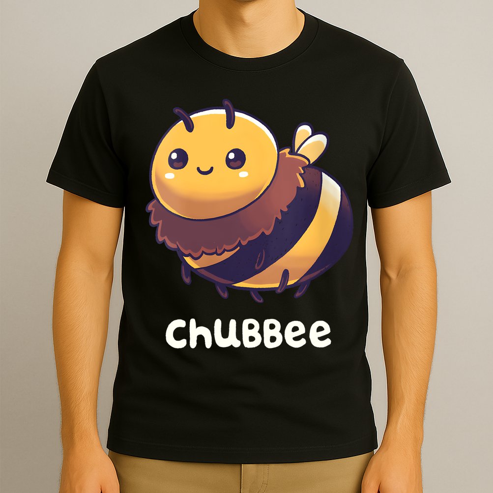 Womens Chubbee Chubby Honey Bee Kawaii T-Shirt