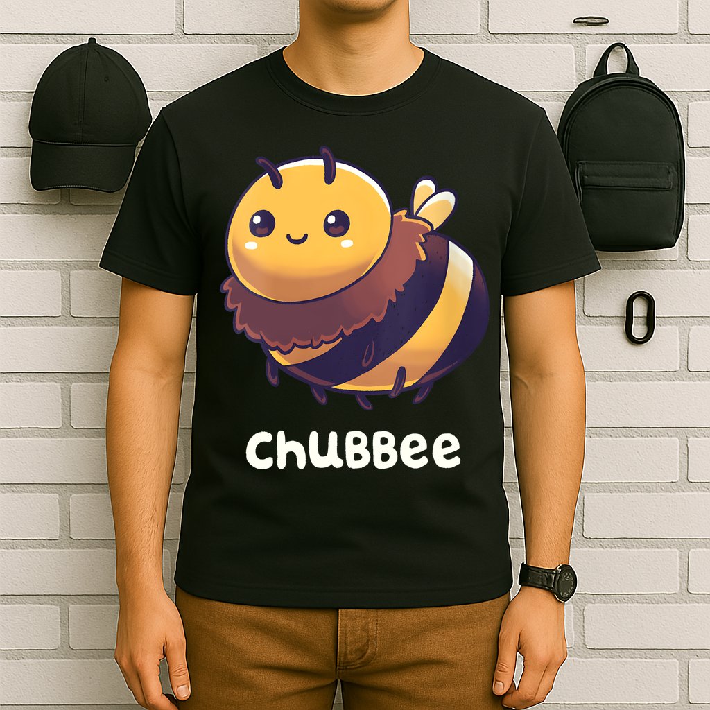 Womens Chubbee Chubby Honey Bee Kawaii T-Shirt
