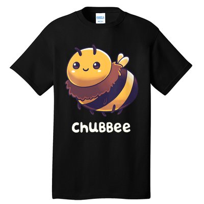 Womens Chubbee Chubby Honey Bee Kawaii Tall T-Shirt