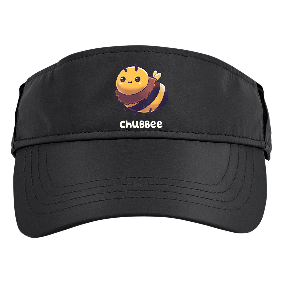Womens Chubbee Chubby Honey Bee Kawaii Adult Drive Performance Visor