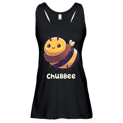 Womens Chubbee Chubby Honey Bee Kawaii Ladies Essential Flowy Tank