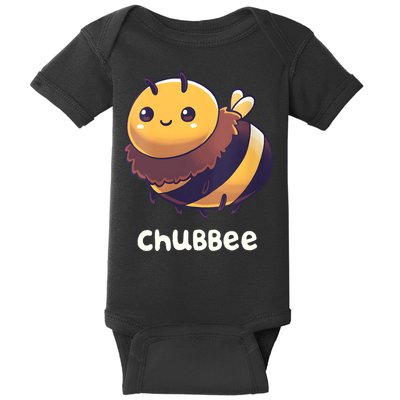 Womens Chubbee Chubby Honey Bee Kawaii Baby Bodysuit