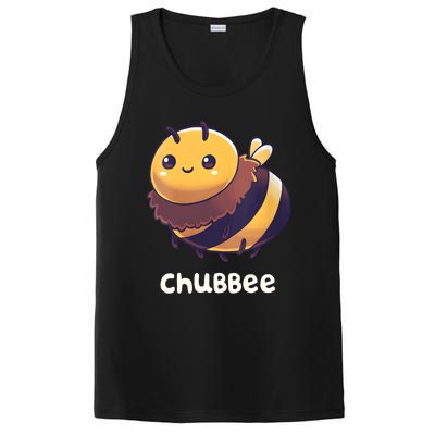 Womens Chubbee Chubby Honey Bee Kawaii PosiCharge Competitor Tank