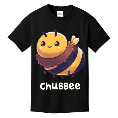 Womens Chubbee Chubby Honey Bee Kawaii Kids T-Shirt
