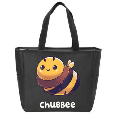 Womens Chubbee Chubby Honey Bee Kawaii Zip Tote Bag