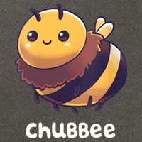 Womens Chubbee Chubby Honey Bee Kawaii Cotton Canvas Backpack